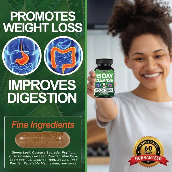 How does 15 Day Cleanse work to support digestion and reduce bloating
